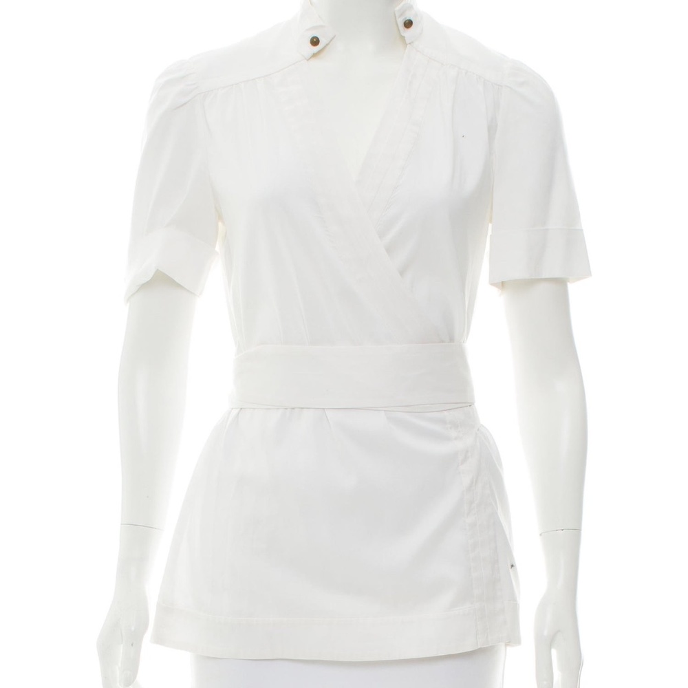 DIANE VON FURSTENBERG Rasmula Wrap Top - SIZE 0
